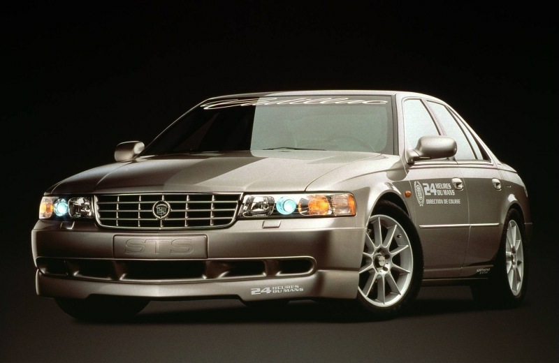 1999_STSPaceCar.jpg - Cadillac has announced that an ultra-high performance version of its 2000 Seville is the Official Pace Car for the 68th running of the Le Mans 24 Hour race. Dubbed the STSi, General Motors' luxury division also hinted the vehicle's powertrain and chassis upgrades could eventually find their way into production on future STS models.